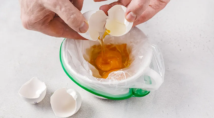 Омлет в пакете