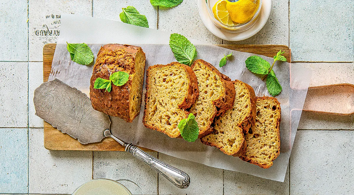 Лимонно-йогуртовый кекс с цукини