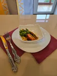 Соте из кабачка и баклажана