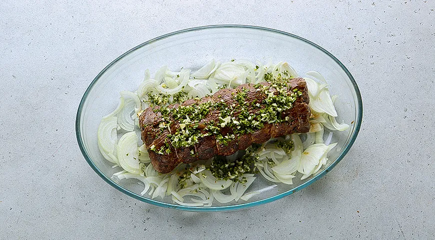 Ростбиф с лесными грибами