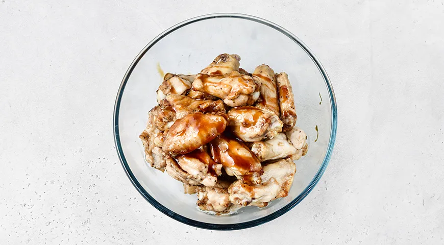 Куриные крылышки в соусе терияки в духовке