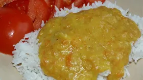 Рис с подливкой из дала