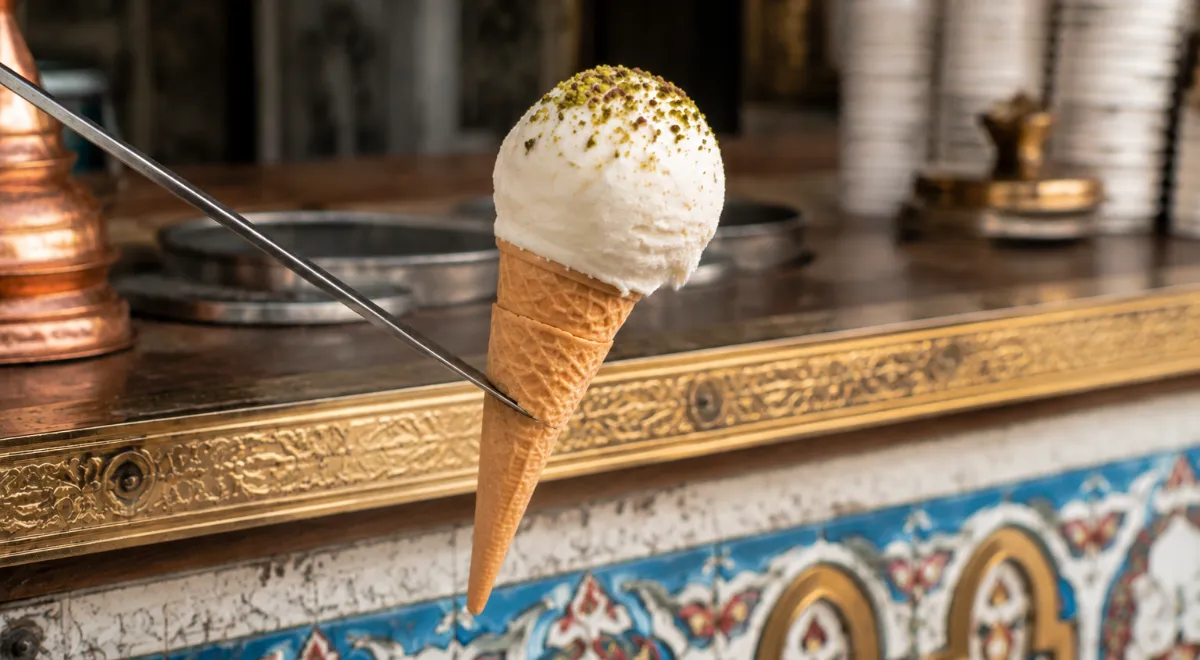 Фокус с исчезновением: уникальное турецкое мороженое может лишиться главного ингредиента