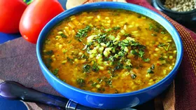 Марокканский суп из перловой крупы