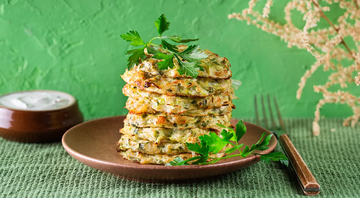 Рецепт оладьев из кабачков в духовке