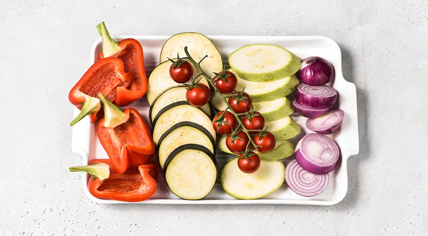 Овощи на электрогриле