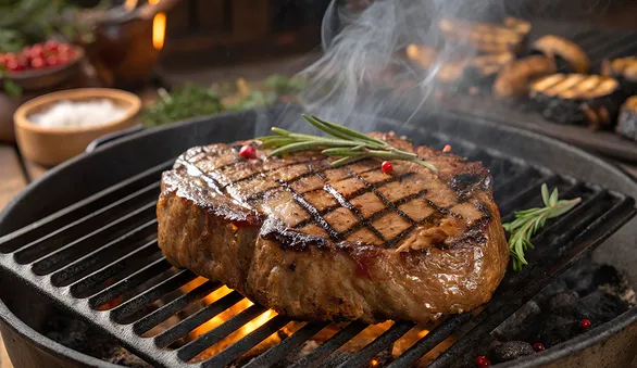 Как приготовить стейк из говядины на гриле: секрет сочного мяса