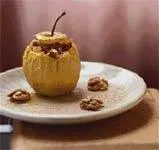 Десерт из печеных яблок