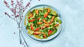 Рецепты с соусами, кунжутом и салатом