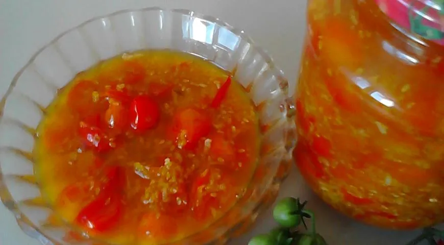 Как приготовить джем с томатами черри, чили и лимонами