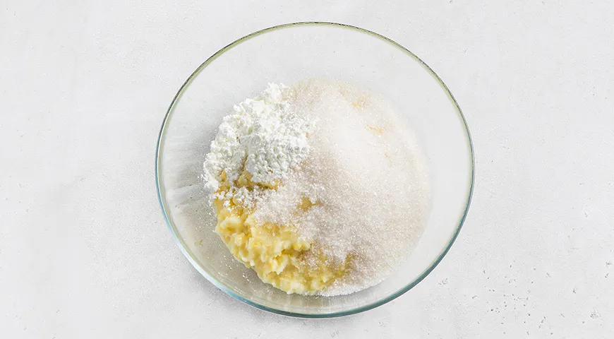 Тертый лимонный пирог