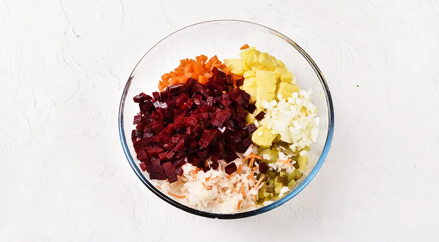 Винегрет с селедкой