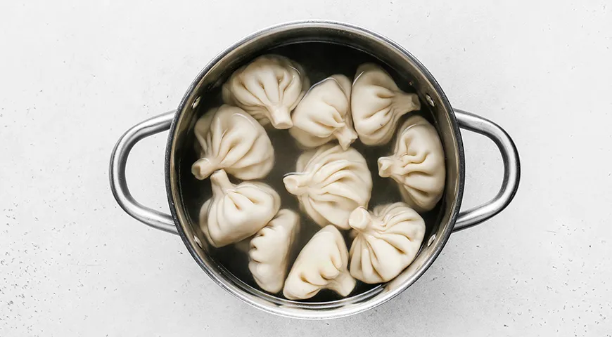 Хинкали с курицей