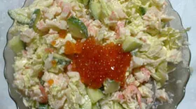 Простые рецепты с овощами и икрой