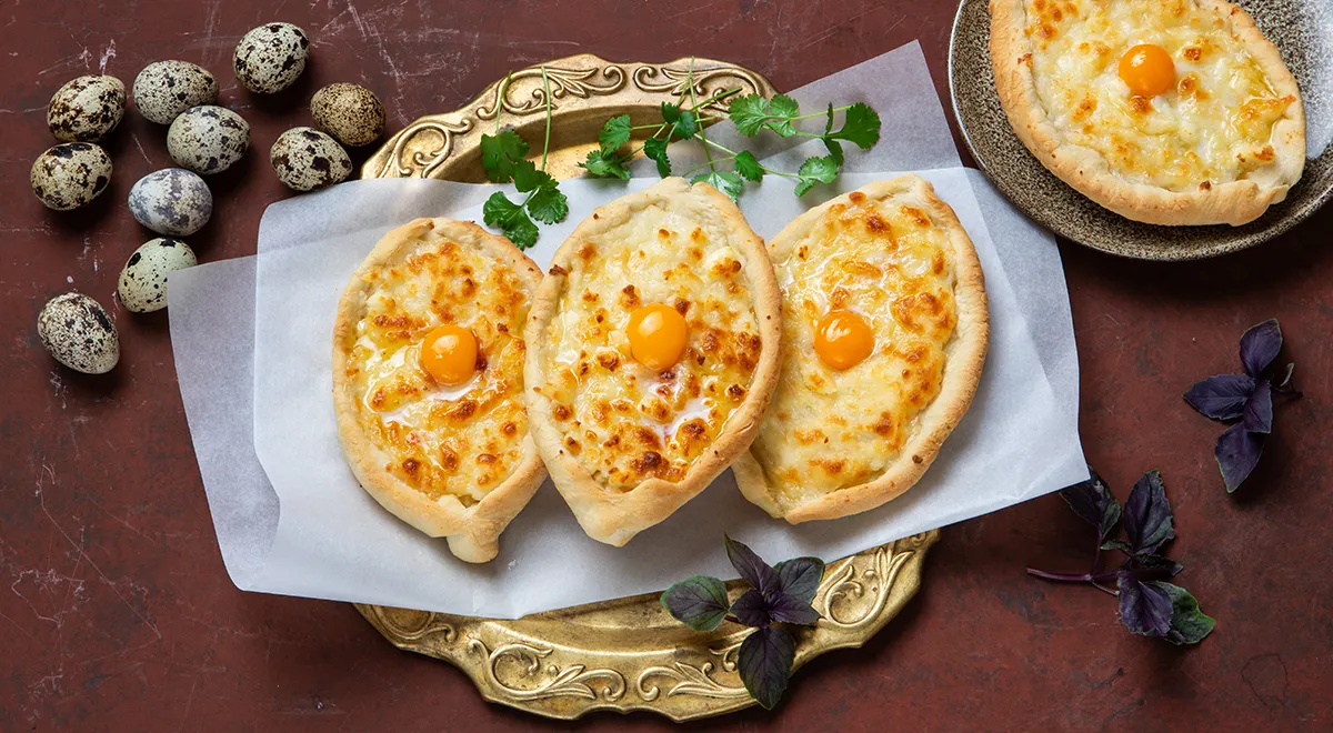 Мини-хачапури с сыром