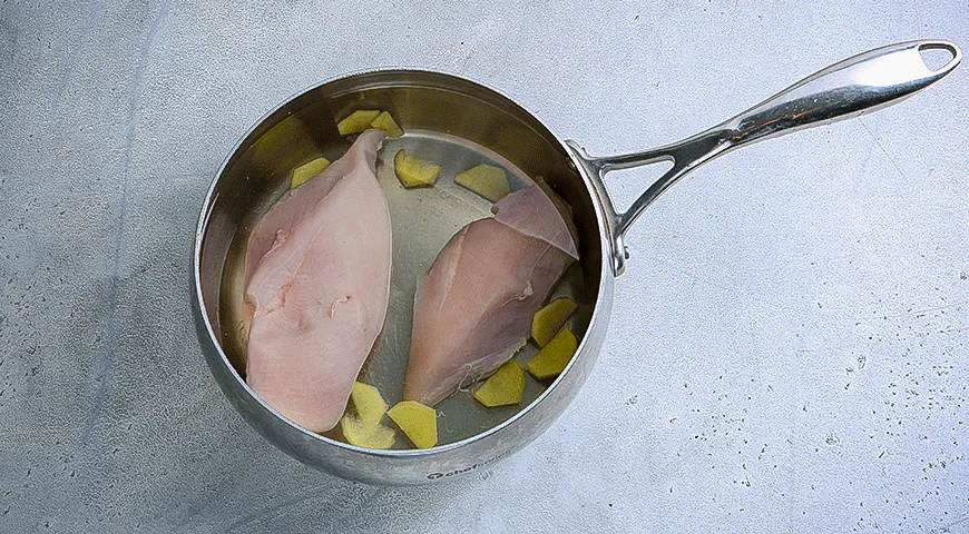 Салат с курицей