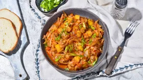 Тушеная капуста с картошкой