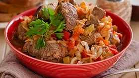 Рецепты с мясом, томатами и капустой