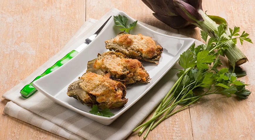 Фаршированные артишоки в духовке