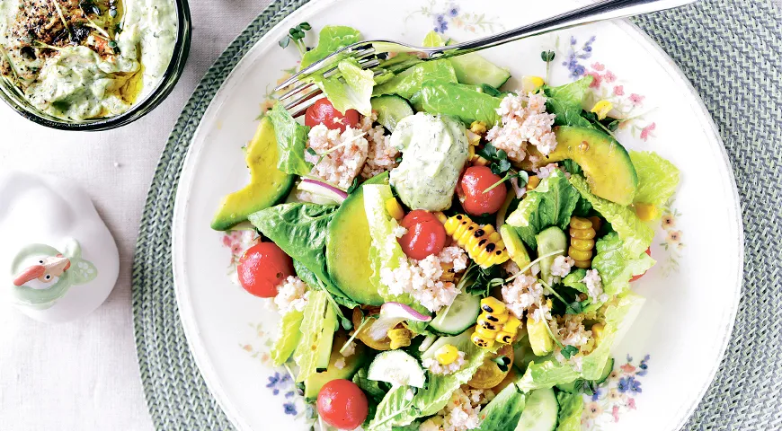 Салат с крилем