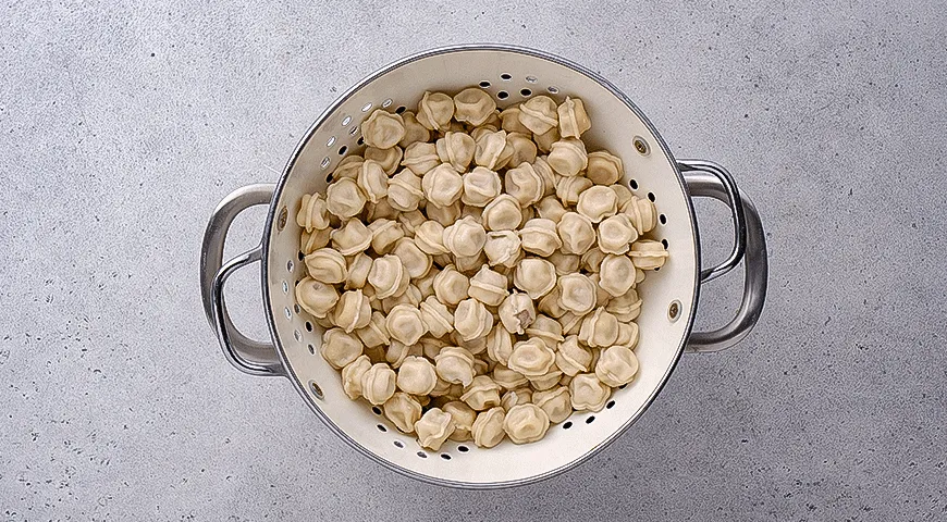 Тыквенное рагу с мини-пельменями