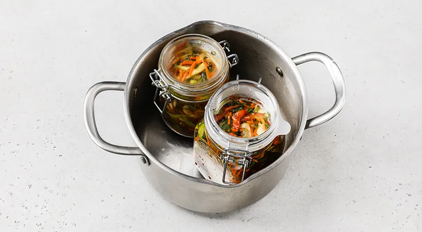 Кабачки по-корейски на зиму