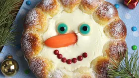 Ватрушка «Снеговичок»