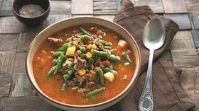 Рецепты с говяжьим фаршем жирным и фасолью