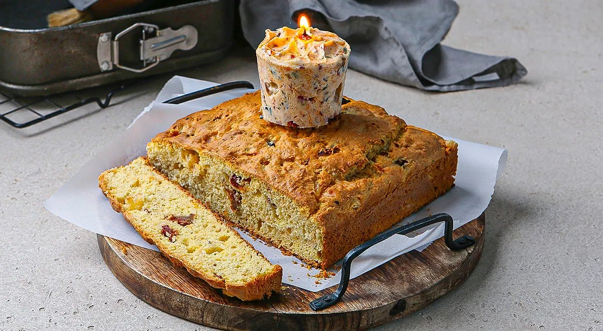 Рецепт кукурузного хлеба с масляной свечой