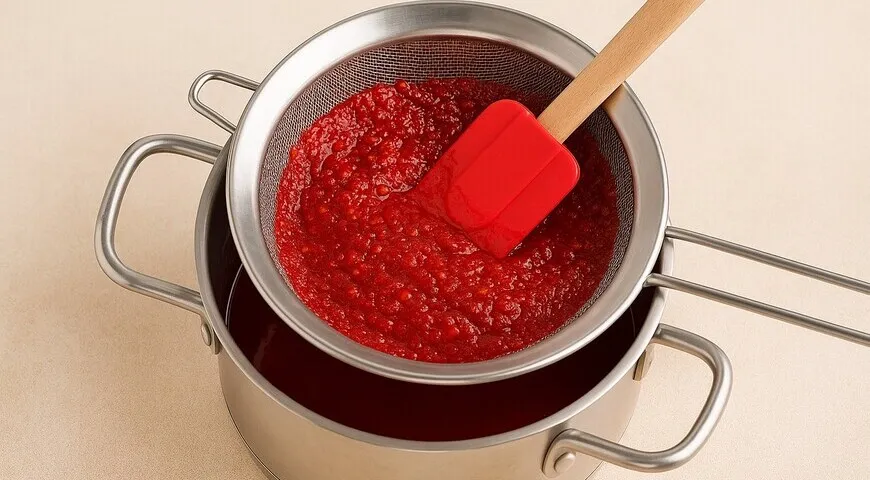 Джем из красной смородины без косточек