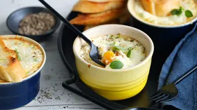 Рецепты с кисломолочными продуктами, твёрдыми сырами и яйцом куриным