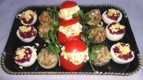 Рецепты с овощами, яйцом и шампиньонами