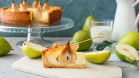 3 рецепта чизкейка с грушами