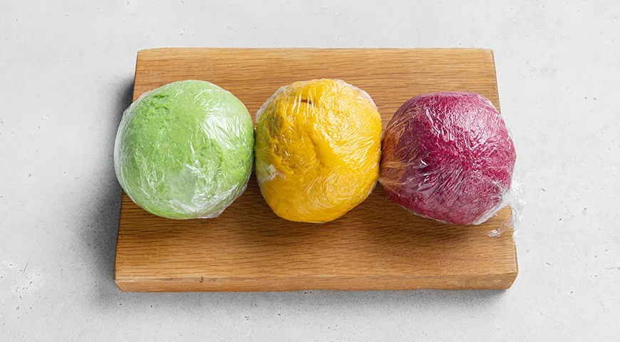 Цветные макароны для детей