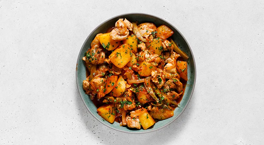 Азу по-татарски из курицы