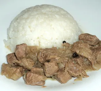 Ленивое мясо с рисом