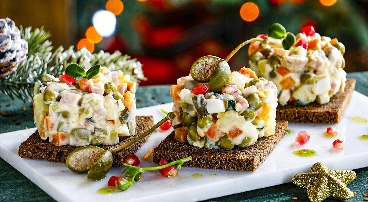 Оливье с уткой по рецепту няни И. И. Обломова