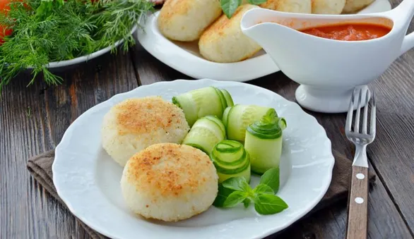 Рисовые зразы с грибами