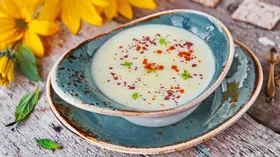 Сливочный суп-пюре из топинамбура