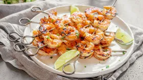 Королевские креветки на гриле