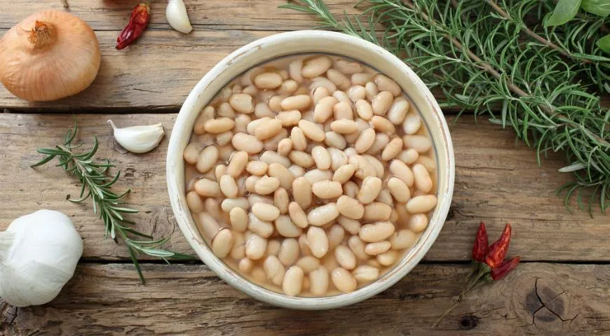 Рецепт вареной белой фасоли