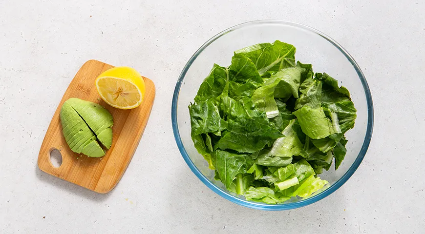 Цезарь с красной рыбой