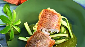 Рецепты с рыбой, фруктами и цукини