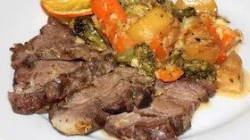 Рецепты с приправами, мясом и апельсином