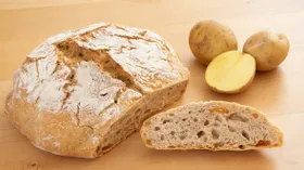 Картофельный хлеб на маргарине