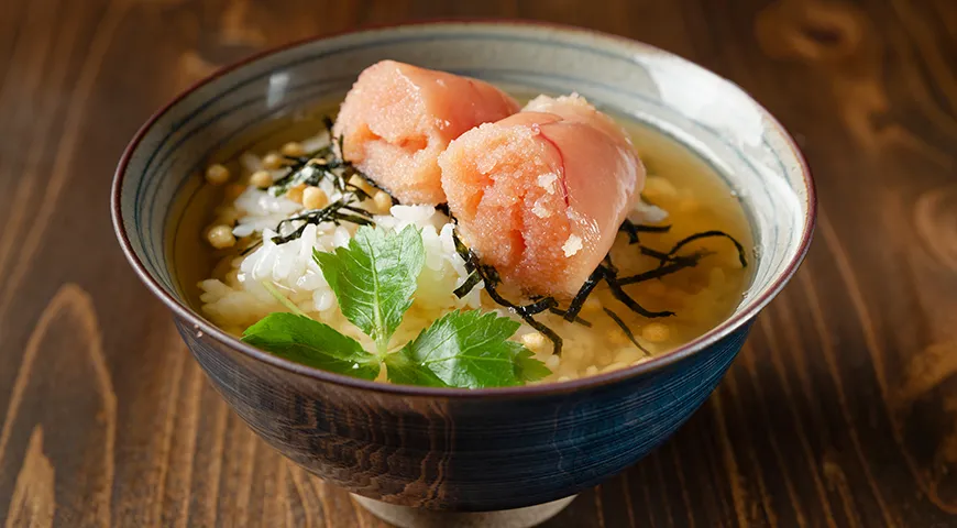 Чадзуке с икрой трески