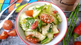 Рецепты с маслом растительным, кабачком и кунжутом