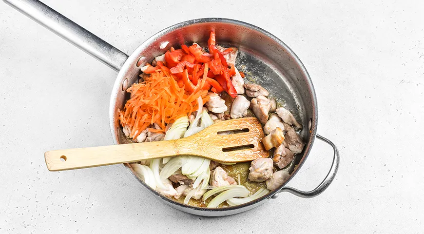 Штрудли с картофелем и курицей