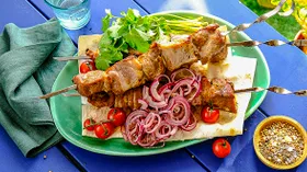 Шашлык из свиной шейки по-кубански