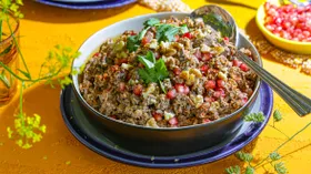 Рецепты с овощами, грецким орехом и гранатом